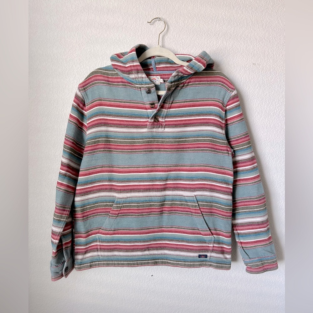 Faherty Pacific Hooded Poncho